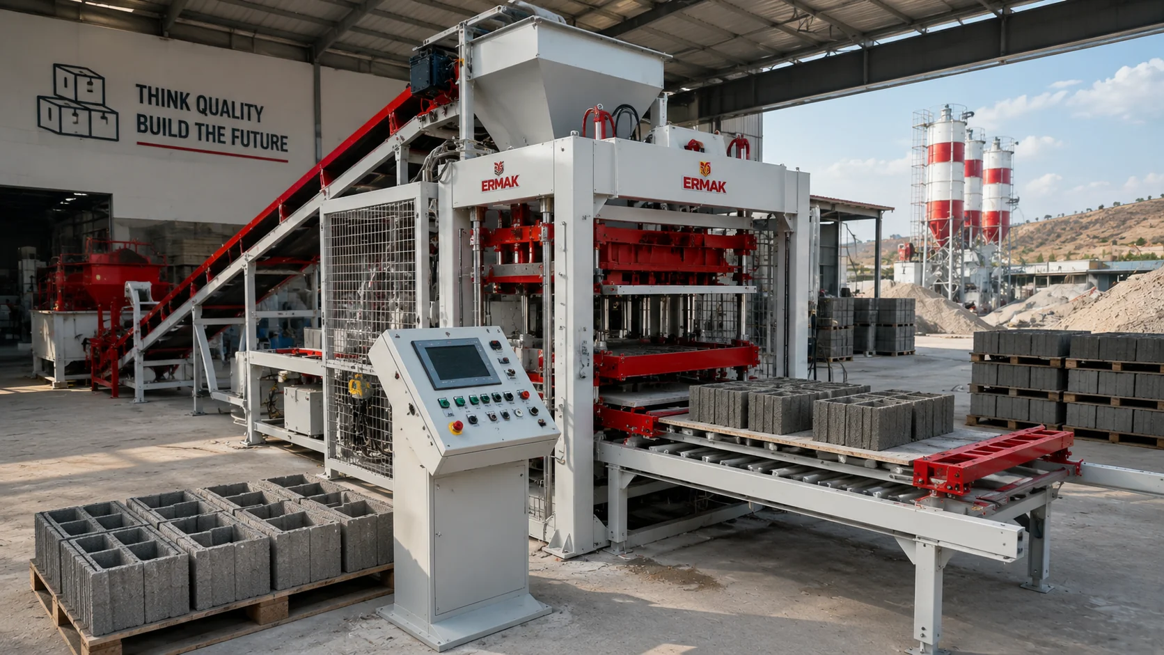 Ermak Makina | How to Choose a Concrete Block Machine